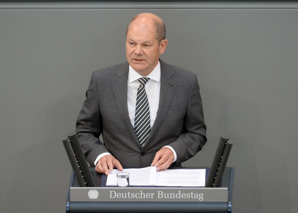 Deutscher Bundestag Bilddatenbank Scholz Olaf Reichstagsgebäude