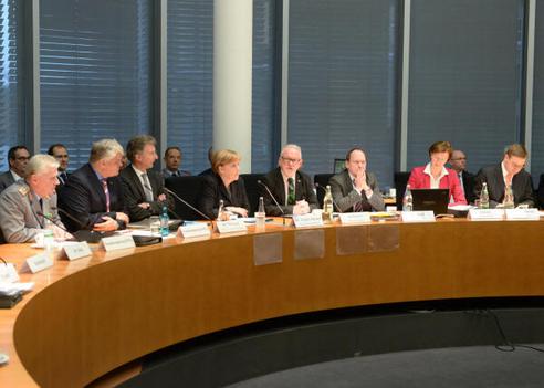 Hellmich, Wolfgang; Merkel, Angela Paul-Löbe-Haus, Sitzungssaal