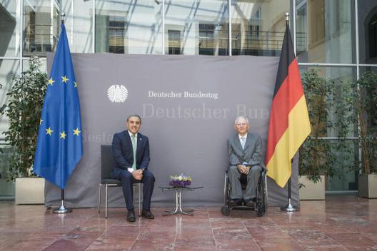 Schäuble, Wolfgang Ehemaliges Reichstagspräsidentenpalais, Innenansicht
