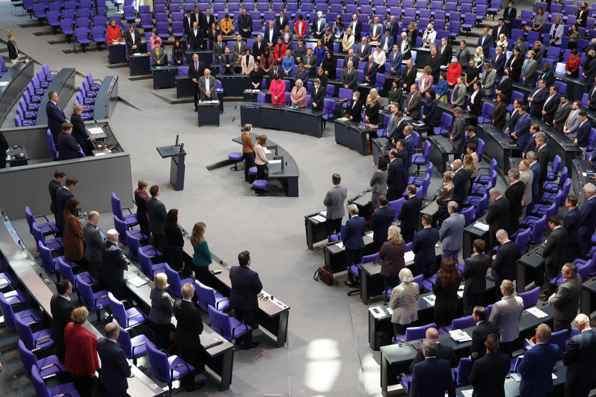 Deutscher Bundestag - Bilddatenbank - Reichstagsgebäude, Plenarsaalebene