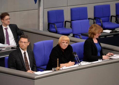 Wiehle, Wolfgang; Rößner, Tabea; Roth, Claudia Reichstagsgebäude, Plenarsaal