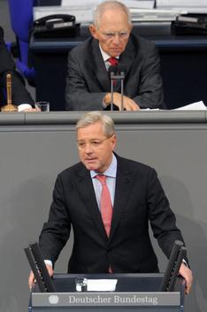 Röttgen, Norbert; Schäuble, Wolfgang Reichstagsgebäude, Plenarsaal