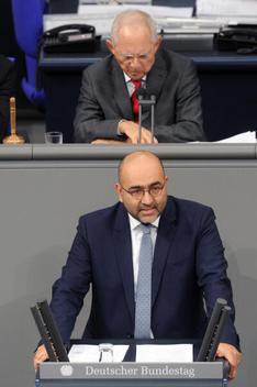 Nouripour, Omid; Schäuble, Wolfgang Reichstagsgebäude, Plenarsaal