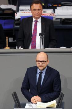 Sarrazin, Manuel; Friedrich, Hans-Peter Reichstagsgebäude, Plenarsaal