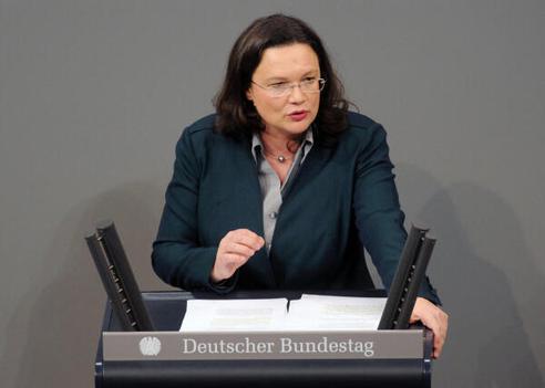 Nahles, Andrea Reichstagsgebäude, Plenarsaal