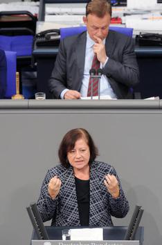 Kofler, Bärbel; Oppermann, Thomas Reichstagsgebäude, Plenarsaal