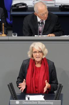 Weber, Gabi; Schäuble, Wolfgang Reichstagsgebäude, Plenarsaal
