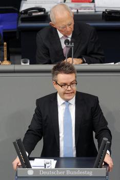Lindner, Tobias; Schäuble, Wolfgang Reichstagsgebäude, Plenarsaal