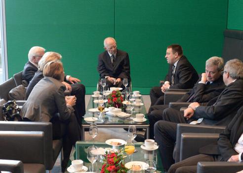 Ratas, Jüri; Schäuble, Wolfgang Reichstagsgebäude, Plenarsaal