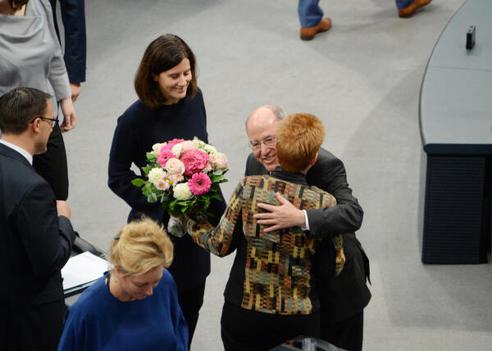 Pau, Petra; Gysi, Gregor Reichstagsgebäude, Plenarsaal