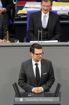 Buschmann, Marco; Solms, Hermann Otto Reichstagsgebäude, Plenarsaal