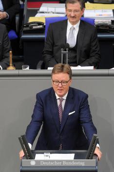 Grosse-Brömer, Michael; Solms, Hermann Otto Reichstagsgebäude, Plenarsaal
