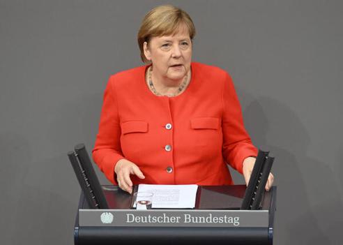 Merkel, Angela Reichstagsgebäude, Plenarsaal