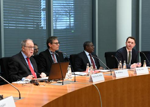 Lenz, Andreas; Nafo, Issa; Rehberg, Jörg; Wilke, Berndt-Michael Paul-Löbe-Haus, Sitzungssaal