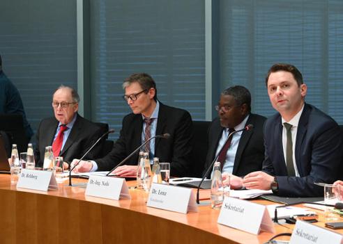 Lenz, Andreas; Nafo, Issa; Rehberg, Jörg; Wilke, Berndt-Michael Paul-Löbe-Haus, Sitzungssaal