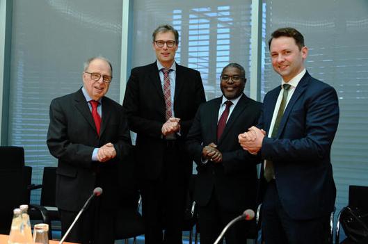 Lenz, Andreas; Nafo, Issa; Rehberg, Jörg; Wilke, Berndt-Michael Paul-Löbe-Haus, Sitzungssaal