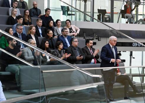 Steinmeier, Frank-Walter Reichstagsgebäude, Plenarsaal