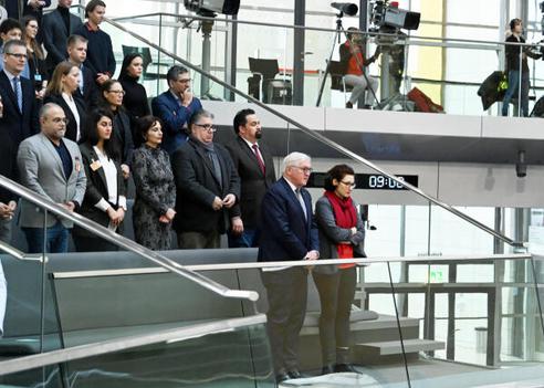 Steinmeier, Frank-Walter Reichstagsgebäude, Plenarsaal