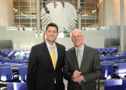 Lammert, Norbert; Ryan, Paul Reichstagsgebäude, Plenarsaal