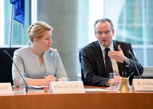 Krichbaum, Gunther; Giffey, Franziska Paul-Löbe-Haus, Sitzungssaal