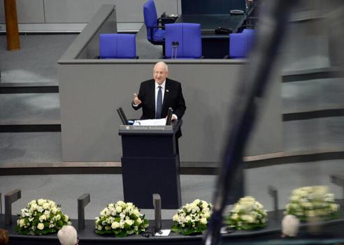 Rivlin, Reuven Reichstagsgebäude, Plenarsaal