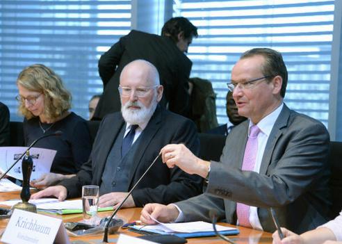 Krichbaum, Gunther; Timmermans, Frans Paul-Löbe-Haus, Sitzungssaal