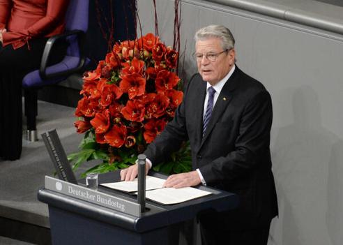 Gauck, Joachim Reichstagsgebäude, Plenarsaal