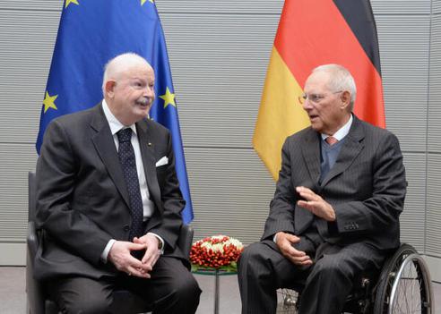 Schäuble, Wolfgang; Dalla Torre del Tempio di Sanguinetto, Giacomo Reichstagsgebäude, Empfangsraum