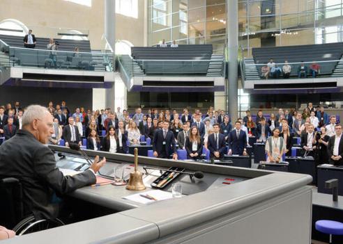 Schäuble, Wolfgang Reichstagsgebäude, Plenarsaal