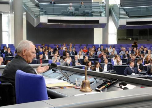 Schäuble, Wolfgang Reichstagsgebäude, Plenarsaal