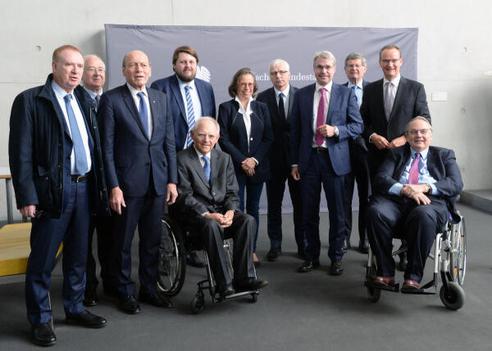 Schäuble, Wolfgang; Krichbaum, Gunther; Thillaye, Sabine; Apel, Piotr Paul-Löbe-Haus, Innenansicht