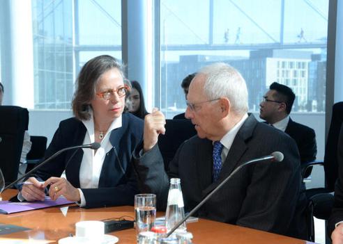 Schäuble, Wolfgang; Thillaye, Sabine Paul-Löbe-Haus, Sitzungssaal