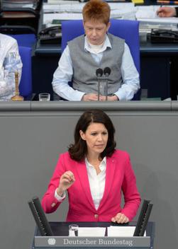 Leikert, Katja; Pau, Petra Reichstagsgebäude, Plenarsaal