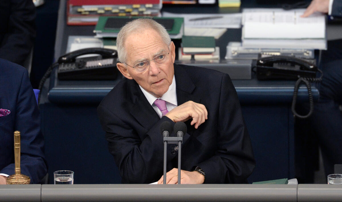 Schäuble, Wolfgang Bundestagspräsident Dr. Wolfgang Schäuble, äußert sich zu Beginn der 89. Sitzung zu den Attentaten in Neuseeland und Utrecht. Berlin 21.03.2019