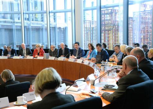 Bartke, Matthias; Heil, Hubertus; Griese, Kerstin; Kramme, Anette Paul-Löbe-Haus, Sitzungssaal
