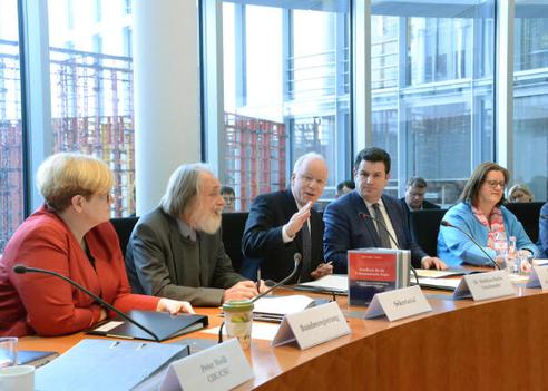 Bartke, Matthias; Heil, Hubertus; Griese, Kerstin; Kramme, Anette Paul-Löbe-Haus, Sitzungssaal