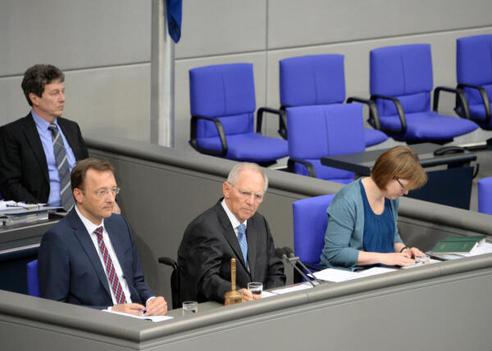Schäuble, Wolfgang; Oster, Josef; Willkomm, Katharina Reichstagsgebäude, Plenarsaal