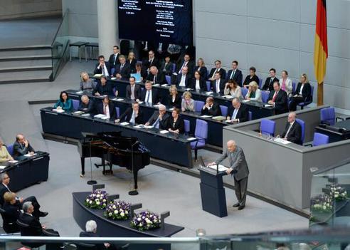 Lammert, Norbert; Grosser, Alfred Reichstagsgebäude, Plenarsaal