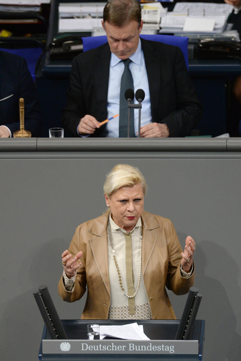 Mattheis, Hilde; Oppermann, Thomas Hilde Mattheis, SPD, Bundestagsabgeordnete, Abgeordnete, Mitglied Deutscher Bundestag, MdB, Rede, 80. Sitzung, Top 8, Thema: Organspende, Vorsitz: Bundestagsvizepräsident Thomas Oppermann, SPD.; Rednerpult.
