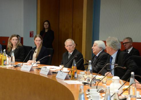 Schäuble, Wolfgang; Friedländer, Saul Reichstagsgebäude, Plenarsaal