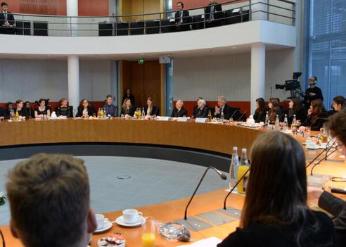 Schäuble, Wolfgang; Friedländer, Saul Reichstagsgebäude, Plenarsaal