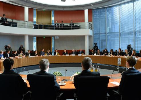 Schäuble, Wolfgang; Friedländer, Saul Reichstagsgebäude, Plenarsaal