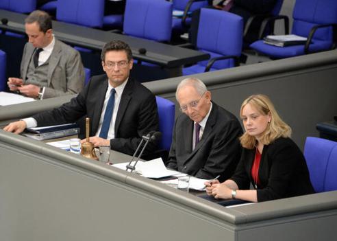 Völlers, Marja-Liisa; Wiehle, Wolfgang; Schäuble, Wolfgang Reichstagsgebäude, Plenarsaal