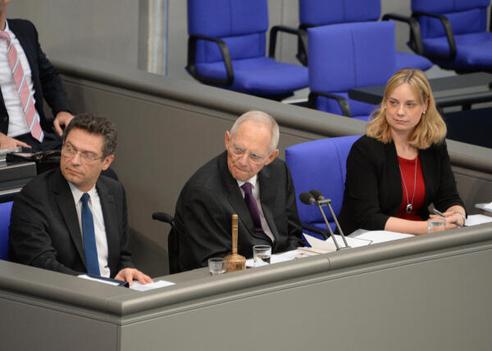 Völlers, Marja-Liisa; Wiehle, Wolfgang; Schäuble, Wolfgang Reichstagsgebäude, Plenarsaal