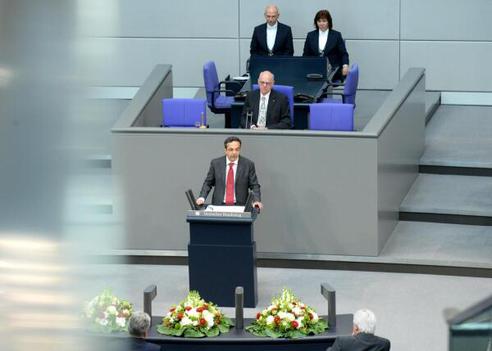 Lammert, Norbert; Kermani, Navid Reichstagsgebäude, Plenarsaal