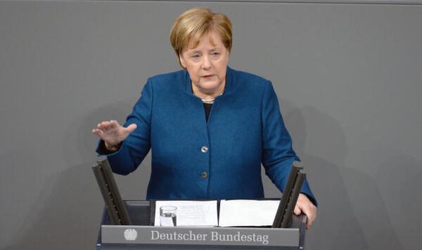 Merkel, Angela Reichstagsgebäude, Plenarsaal