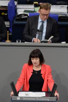 Arndt-Brauer, Ingrid; Oppermann, Thomas Reichstagsgebäude, Plenarsaal