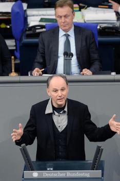 Strengmann-Kuhn, Wolfgang; Oppermann, Thomas Reichstagsgebäude, Plenarsaal