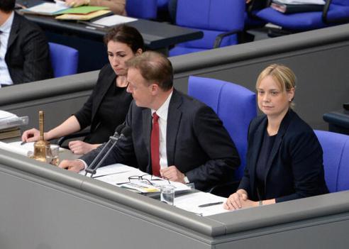 Harder-Kühnel, Mariana; Oppermann, Thomas; Völlers, Marja-Liisa Reichstagsgebäude, Plenarsaal