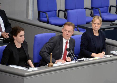 Harder-Kühnel, Mariana; Oppermann, Thomas; Völlers, Marja-Liisa Reichstagsgebäude, Plenarsaal